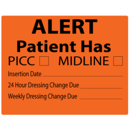Alert patient has Label