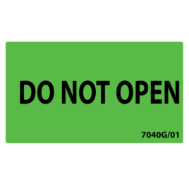 Do not open