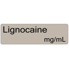 Lignocaine
