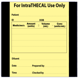 intraTHECAL label