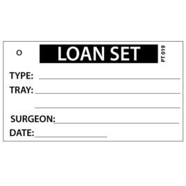 Loan Set black on white