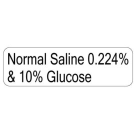 Normal Saline 0.224% & 10% Glucose
