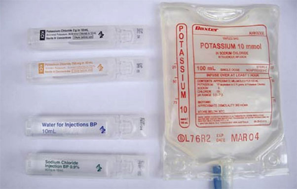 High risk medication alert – intravenous potassium chloride