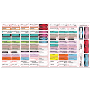 Cardio Label Sheet | Mermed