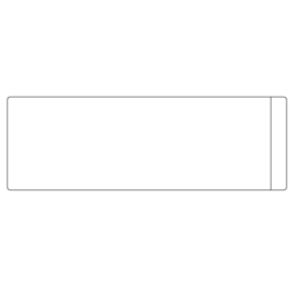 Blank Piggyback Barcode Label