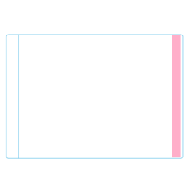 50mm x 35mm Barcode piggy back label w/Indicator