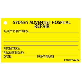 SAH Repair Tag